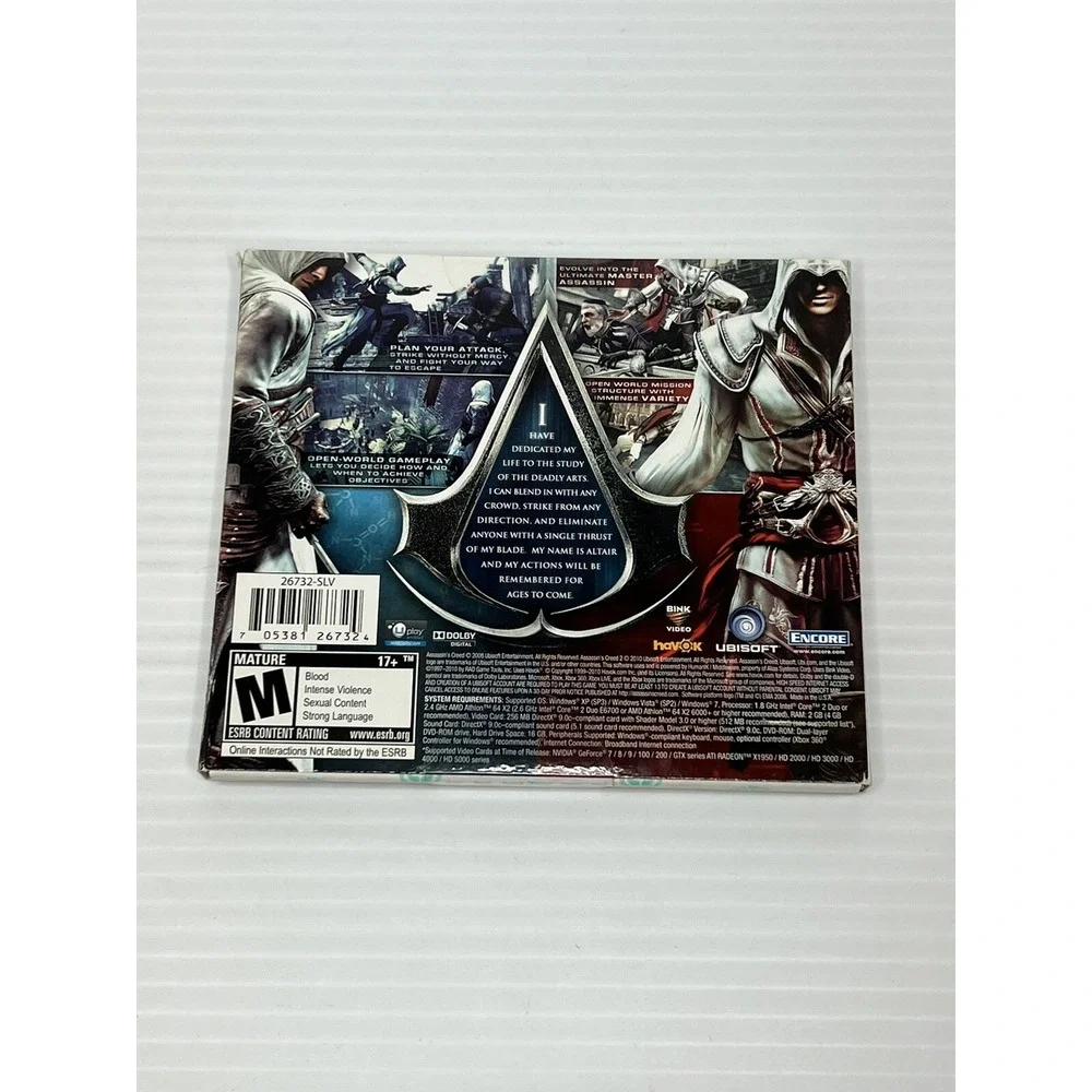 Assassin's Creed I & II: Ultimate Collection (PC, 2011) New Sealed